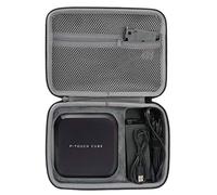 co2CREA Harte Schutzhülle für Brother PT-P710BT Etikettendrucker | Robuste EVA-Tasche mit Tragegriff & Zubehörfach, passend für P-Touch Cube Plus Beschriftungsgerät, leicht tragbar für Reisen