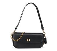 Coach Brook Schultertasche Leder 25 cm schwarz