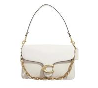 Coach Crossbody Bags - Soft Grain Leather Chain Tabby Shoulder Bag with C - Gr. unisize - in Weiß - für Damen