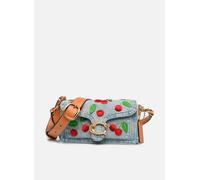 Coach - Handtaschen Cherry Embroidered Denim Tabby Shoulder - Blau - Größe T.U
