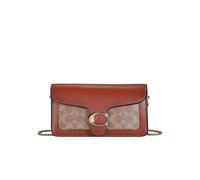 Coach Tabby Umhängetasche braun/beige, Leder, Damen