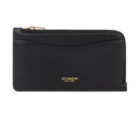 Coach New York Kreditkartenetui schwarz, Leder, Damen