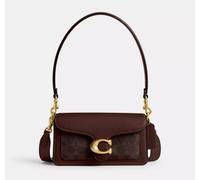 Coach Schultertasche / Umhängetasche Tabby Braun-Logo