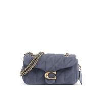 Coach Tabby Quilted 20 Schultertasche blaugrau, Rauleder, Damen