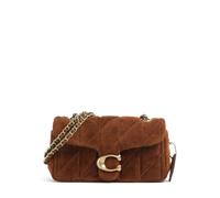 Coach Tabby Quilted Suede 20 Schultertasche braun, Rauleder, Damen