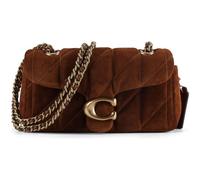 Coach Tabby Quilted Suede 20 Schultertasche braun, Rauleder, Damen