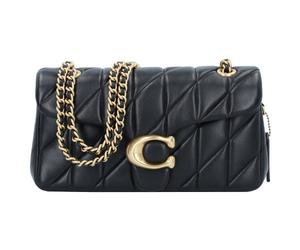 Coach Tabby Schultertasche Leder 26 cm schwarz