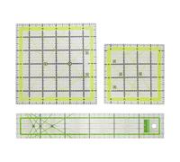 COACOM 3 Stück Nähen Lineal, Acryl -Schneiderherrscher, DIY -Nähzubehör, Nähwerkzeuge, Nähmesswerkzeuge.
