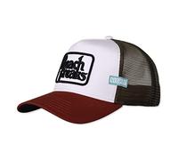 Coastal - Beach Freaks (White/Wine) - Trucker Cap Meshcap Kappe Mütze Cappy Caps