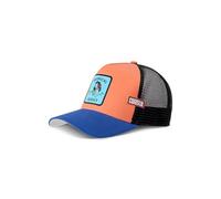 Trucker Cap COASTAL "Coastal HFT Tropical Addict", Herren, Gr. onesize, apricot, blau, 60% Baumwolle, 40% Polyester, Caps (27782627-0) apricot, blau