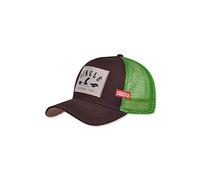 Coastal Trucker Cap HFT Single FIN Brown, Size:ONE Size