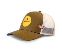 Coastal Trucker Cap SURF and Smile Khaki, Size:ONE Size