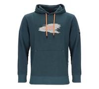 Coastguard Herren Sweathoody mit Frontprint - Modischer Kapuzenpullover mit Kängurutasche in Petrol Größe XL