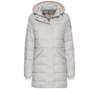camel active Damen Gesteppte Jacke mit Abnehmbarer Kapuze Grau, womenswear-42