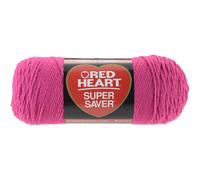 Coats Yarn Red Heart Super Saver Garn, einfarbig, Shocking Pink