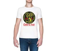 Cobra Kai Snake Weißes Herren T-Shirt Größe 4XL White Men's Tee Size 4XL