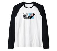 Coca-Cola It's The Real Thing Classic Retro Logo Raglan