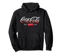 Coca-Cola-Logo mit Farbverlauf Pullover Hoodie