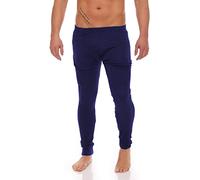 Cocain underwear 2 Herren-Thermo-Unterhosen mit Eingriff innen angeraut, 5 Schwarze Motorrad unterwäsche Gr. M Long John Thermo Shirt Motorrad unterwäsche