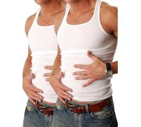 Cocain underwear 2 Herren Unterhemden Feinripp Gr. XXL Kochfest, Trocknergeeignet herrenunterhemd Größe Grösse 5 6 7 8 9 10 11 12 Herren-unterhemd Baumwolle unterhemd Gr. 8/XXL herrenunterhemd