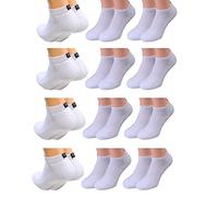 Cocain underwear 39-42, 12 Paar weiße Sneakers sneakers-socken sneakers-söckchen füsslinge damen baumwollsocken halbe schwarze sneaker herren