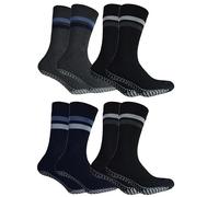 Cocain underwear 4 Paar Warme Noppensocken für Herren, ideal für einen gemütlichen Abend auf der Couch
