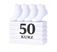 Cocain underwear 50 Paar kurze Arztsocken ohne Gummi: Für ein angenehmes Tragegefühl. Ideal als Socke ohne Gummi weiss Gr. 39-42
