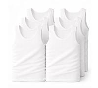 Cocain underwear 6 Stück Achselshirt weiß ist EIN klassisches Basic, das in keinem Kleiderschrank fehlen sollte Gr. 7/XL