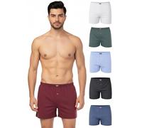 Cocain underwear 6 Stück lockere gewebte Boxershorts Grösse XL/7 größtenteils Karierte Boxer Loose fit American Style elastischer Bund Badeshorts Baumwolle lässige Shorts