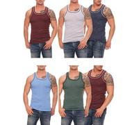 Cocain underwear 6X 4XL Pack4 Klassisches Tank Top Herren in verschiedenen Größen, perfekte Passform für jeden Mann