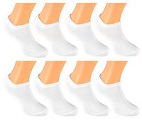 Cocain underwear 8 Paar Sneaker Socken Damen Grössen 35 38 Weiß