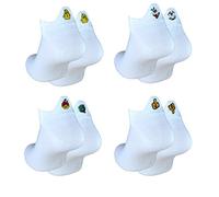 Cocain underwear 8 Paar Sneaker Socken Damen Mädchen Turnschuh Socken Fersenmotive Funny Gr. 35-38