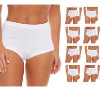 Cocain underwear 8 Stück Damen Schlüpfer Baumwolle Komfortable Schlüpfer Damen Baumwolle Größen Gr. 56/58