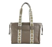 COCCINELLE 2Day Signature Handbag Grained Leather Warm Taupe