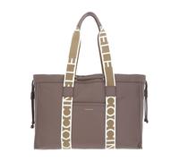 COCCINELLE 2Day Signature Handbag Grained Leather Warm Taupe