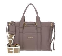 COCCINELLE 2Day Signature Handbag Grained Leather Warm Taupe