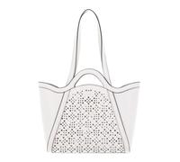COCCINELLE Amalia Cow Perforation Handbag Blanco