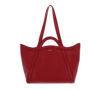 COCCINELLE Amalia Grained Leather Shopper Sangria