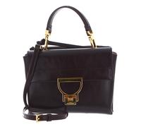 COCCINELLE Arlettis Rock Handbag Craquele Leather Darkbrown