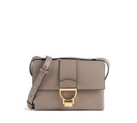 Coccinelle Arlettis Schultertasche taupe, genarbtes Leder, Damen