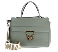COCCINELLE Arlettis Signature Handbag Grained Leather Greenery
