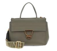 COCCINELLE Arlettis Signature Handbag Grained Leather Laurel Green