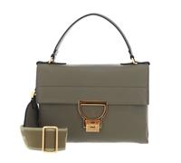 COCCINELLE Arlettis Signature Handbag Grained Leather Laurel Green 
