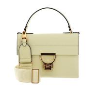 COCCINELLE Arlettis Signature Handbag Grained Leather Lime Wash