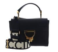 COCCINELLE Arlettis Signature Handbag Grained Leather Noir