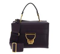COCCINELLE Arlettis Signature Handbag Grained Leather Prune