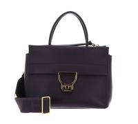 COCCINELLE Arlettis Signature Handbag Grained Leather Prune