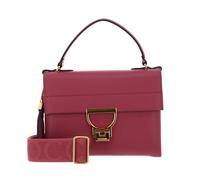 COCCINELLE Arlettis Signature Handbag Grained Leather Rosewood