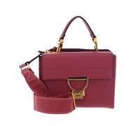 COCCINELLE Arlettis Signature Handbag Grained Leather Rosewood
