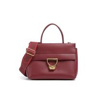 COCCINELLE Arlettis Signature Handbag Grained Leather Ribes